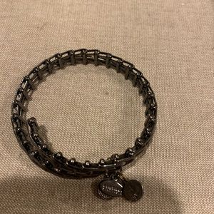 Alex and Ani Hematite wrap bracelet